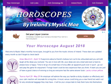 Tablet Screenshot of mysticmae.com